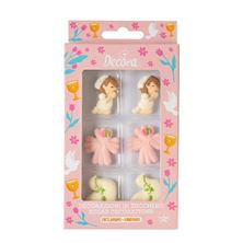 Picture of HOLY COMMUNION GIRL SUGAR DECORATION KIT X 6